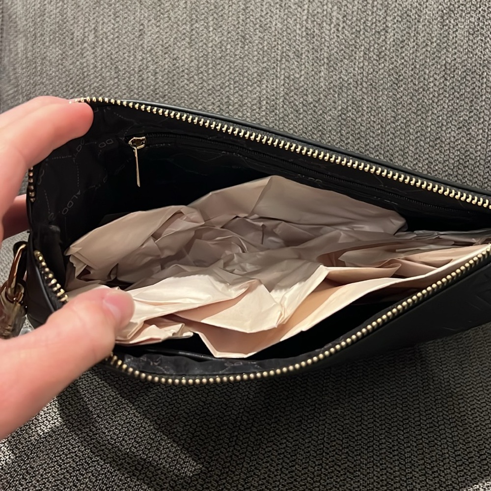 Aldo Black Geometric Clutch - Picture 3 of 5